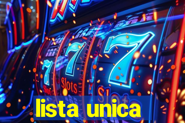 lista unica